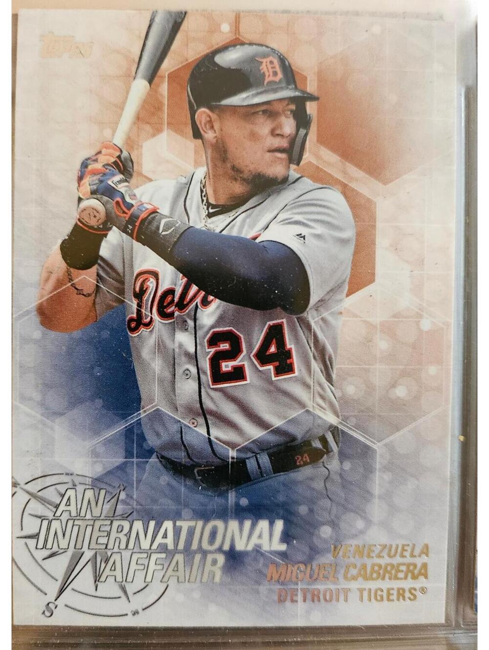 2018 Topps Update Base An International Affair #IA-48 Miguel Cabrera Tigers